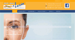 Desktop Screenshot of erste-wahl-lasik.de